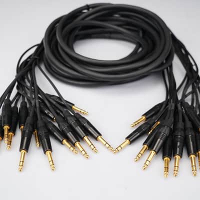 2x Mogami Gold 8 x 1/4" TRS Male to 8 x 1/4" TRS Male Snakes (20') #58819 image 9