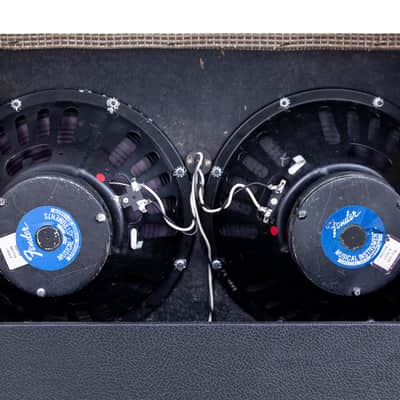 1965 Fender Twin Reverb Black Panel Vintage Tube Amp 2x12 w/ Oxford 12T6, Ftsw & Cover image 8