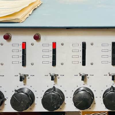 Vintage RCA BC-18 Analog mixer console sidecar desk - modified with Elco breakout inputs and XLR stereo direct outs image 1