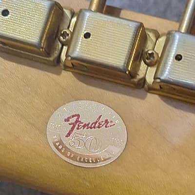 1996 Fender MIJ 50th Anniversary Telecaster TLG Gold Custom image 18