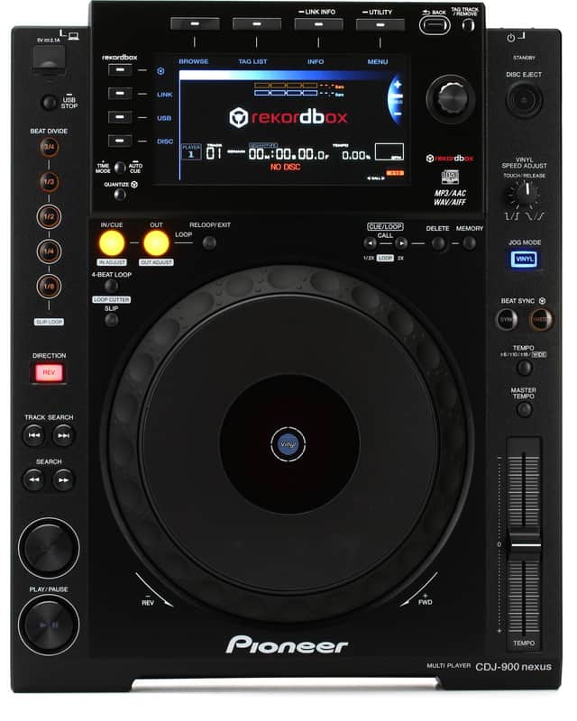 Pioneer DJ CDJ-900NXS Professional DJ Media Player (2-pack) Bundle image 1