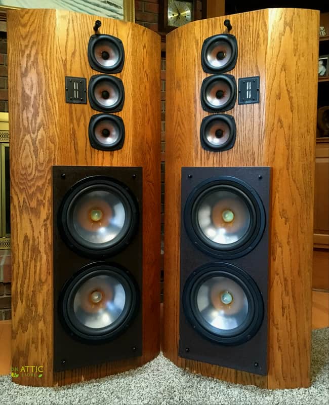 Infinity RS-II RS2 Reference Standard 1985 Oak/Natural image 1