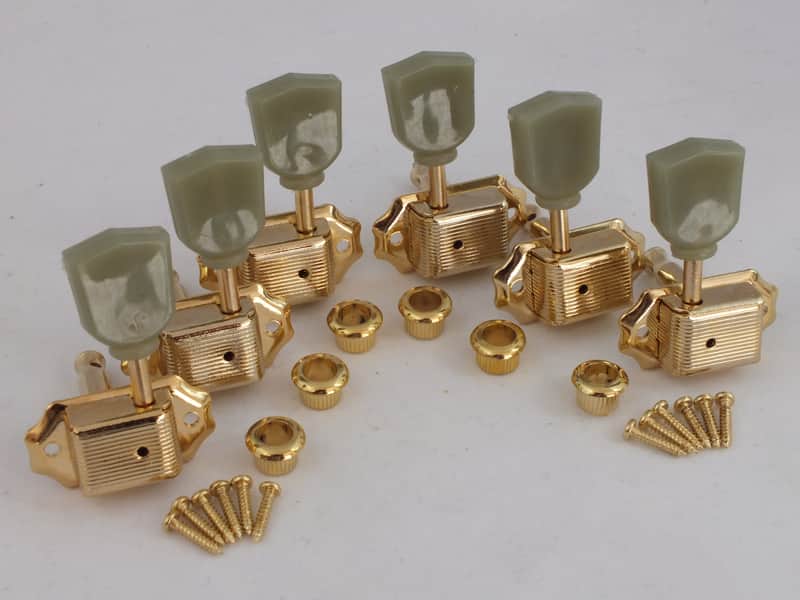 2023 Guitars Electric Ltd 3 a side Vintage Machine Heads Gold