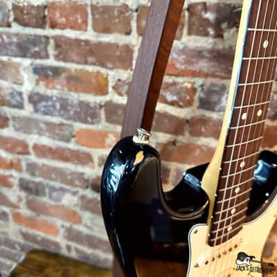 Squier MIM Stratocaster HSS Electric Guitar (1997 - Black) image 8