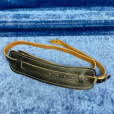 Vintage 1960's Fender Logo Leather Guitar Strap  Strat-Tele  Case Candy image 1