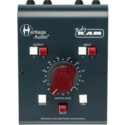 Heritage Audio Baby Ram Passive Studio Monitor Controller - Blue image 2