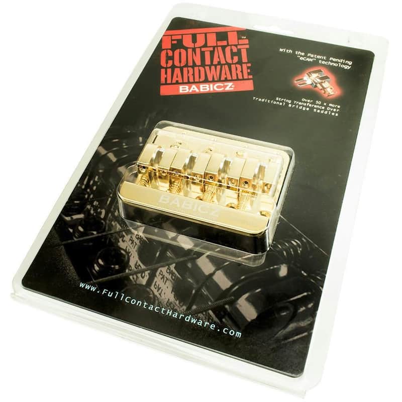 Babicz FCH-4GD Full Contact Hardware 4-String Bass Bridge image 1
