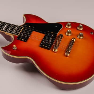 Yamaha SG1000 1982 Japan - Cherry Sunburst - Gold Hardware - Ebony - Coil SplitYamaha SG1000 1982 Japan - Cherry Sunburst - Gold Hardware - Ebony - Coil Split image 6