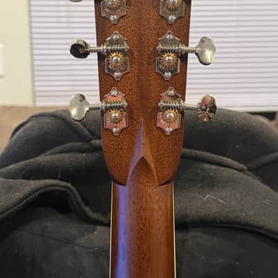 Santa Cruz OM Grand Figured Walnut and Adirondack Spruce Custom image 9