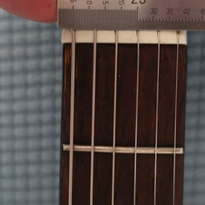 Vintage 1980s 1990s Memphis Teisco K Mart Brand Mini Black Metal Head Shredder Travel Kids Guitar Youth Junior 3/4 Travel Office Tour Bus Backstage Warm Up Guitar Loud Punchy Tone Fun! image 12