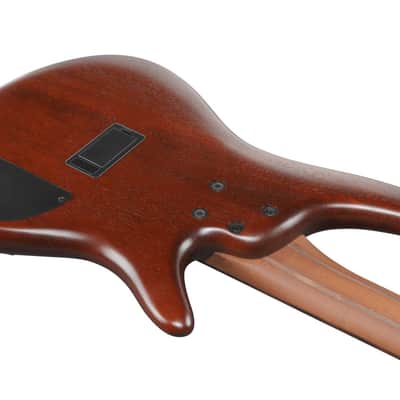 Ibanez SR Standard 5 String Electric Bass Left Handed - Mahogany Brown Burst Low Gloss (SR505ALMHL) image 6