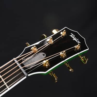 Taylor Custom Shop Black Label Grand Auditorium Spruce Top Quilt AAA Maple Back & Sides with Hardcase Transparent Green 088 image 5