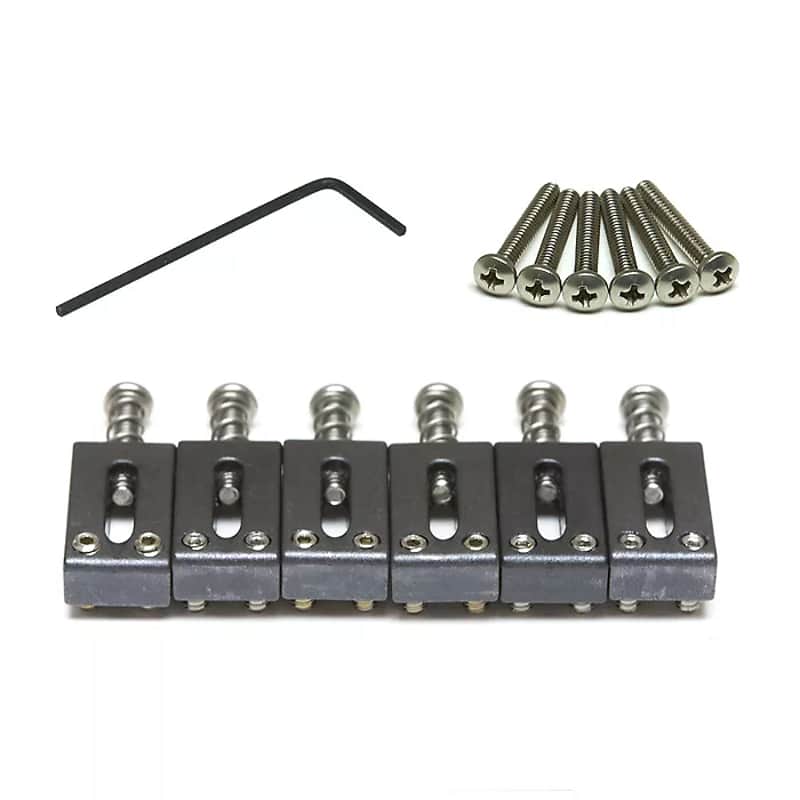 Graph Tech PS-8000-00 String Saver Originals 2-1/16" Strat/Tele-Style Saddles - 6-String image 1