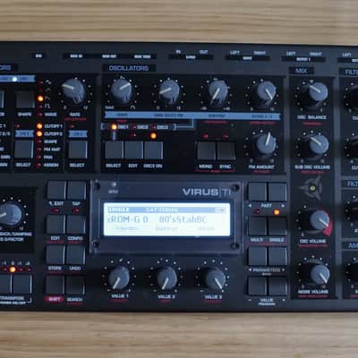 Access Virus TI Desktop Digital Synthesizer 2005 - Black image 2