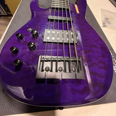Carvin Lb 76 Mid 90s - Purple translucent quilted maple image 8