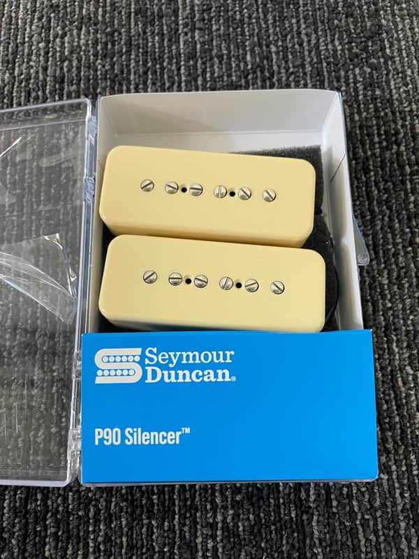 Seymour Duncan Hot P90 Silencer Soapbar Pickup Set, Cream - OPEN BOX image 1