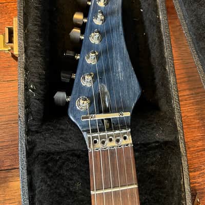 80’s Hamer Steve Stevens 24 fret guitar Floyd Rose Dimarzio project OHSC image 5