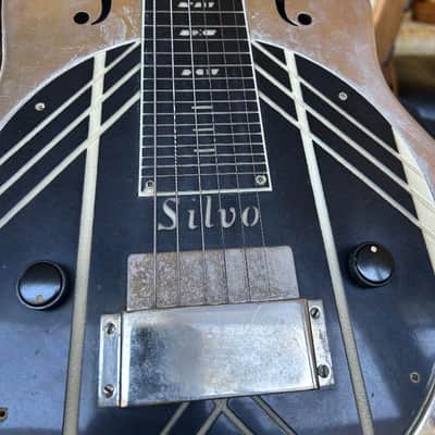 LATE 1930'S NATIONAL SILVO HAWAIIAN STEEL ELECTRIC GUITAR image 1