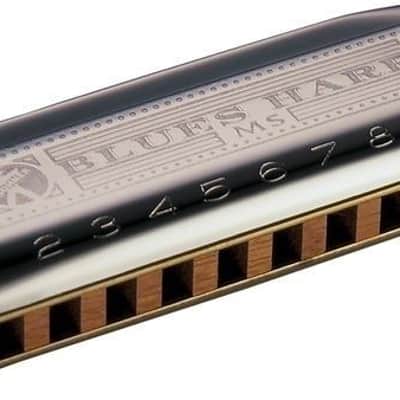 Hohner Pro Pack 3 Pack of Blues Harp Harmonicas , 1 each in Keys of G,A & C image 2