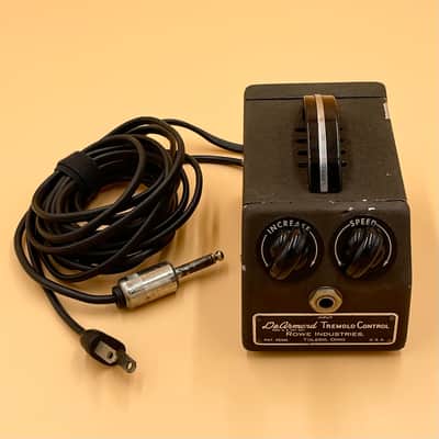 1955 DeArmond Rowe Tremolo Control Model 60-A Vintage Original Trem Vibrato Effects Unit All Original Serviced & Working Rare image 3
