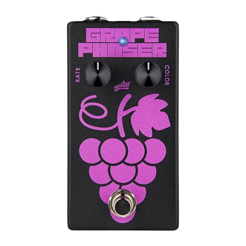Aguilar Grape Phaser Bass Pedal with All-Analog Technology, Versatile Play Styles, and Two-Knob Layout image 1