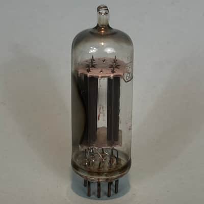 RCA 6CG7 6FQ7 Vintage Gray Plate Side Getter Tube! T421 image 2