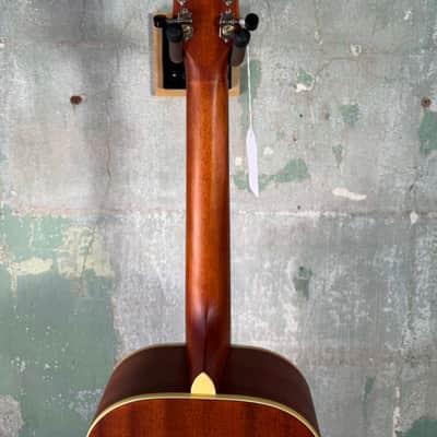 Recording King Rattlesnake Wood Body Resonator Guitar - Brown Satin image 8