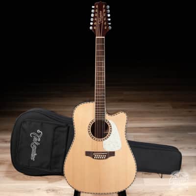 Takamine GD74CE-12U Unison 12-String Dreadnought Guitar w/ Gigbag – Natural image 1