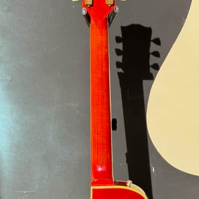 Gibson Les Paul Custom R7 '57 Reissue 2003 - stunning 23 year old Faded Cherry Red All Mahogany by the Custom Shop. image 8