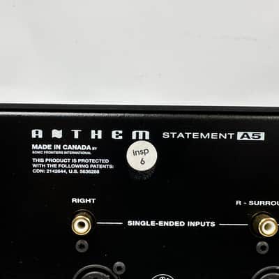 Anthem Statement A5 Power Amplifier image 7