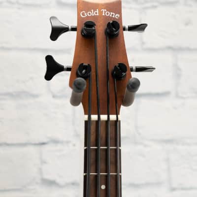 Gold Tone M-Bass Micro 23" Scale Acoustic/Electric Bass- Fretted image 3