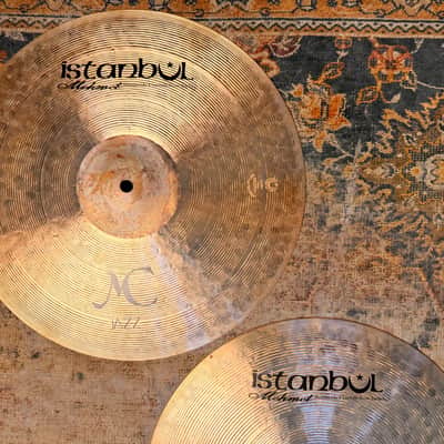 RARE Dark Complex HUGE ISTANBUL MEHMET 15” MC JAZZ Hihats Perfect! 1114 1334 g ONLY PAIR I’ve Seen image 3