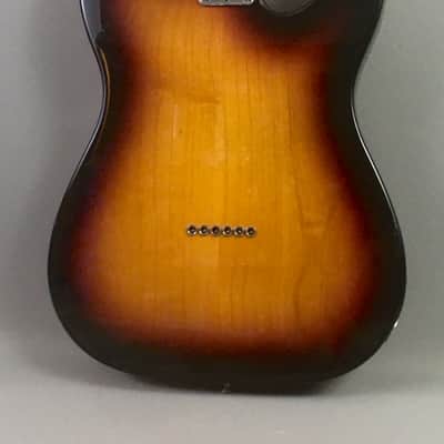 LEFTY! USACG Roasted Flame Maple Boutique Custom Guitar Telecaster Classic Sunburst Alder NOS Relic 7.6 lb HSC image 5