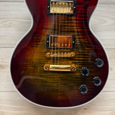Gibson Custom Les Paul Axcess Custom Figured Top Electric Guitar - Bengal Burst #865 image 1