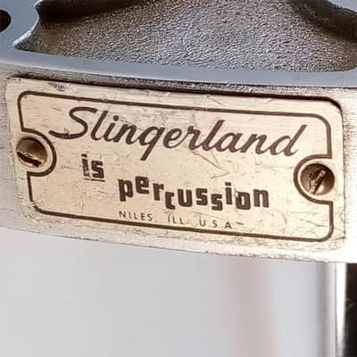 Slingerland Set-O-Matic Double Tom Drum Arm Holder Ball-Mount Stand/Bass Vintage image 2