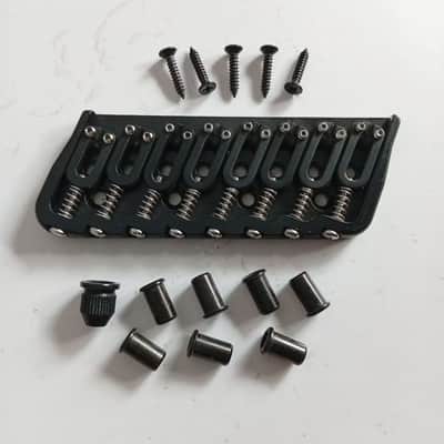 Fixed Bridge Hipshot Multiscale Guitar 8 String - Black image 2