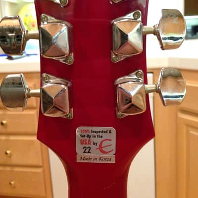 Gibson Epiphone korea sunburst electric guitar special model image 3