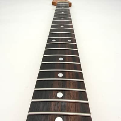 HooDoo Stratocaster Neck Rosewood/Roasted Maple Lefty Nitro hsn6397 image 5