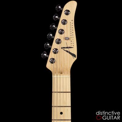Tom Anderson Drop Top - Super Strat w/ VA Booster & Custom Pups  Bora Blue Surf image 4