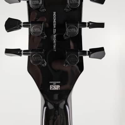 ESP LTD EC-201FT 2024 Fully Upgraded Hexbucker and TonePros Bridge,Graphtech nut Black image 6