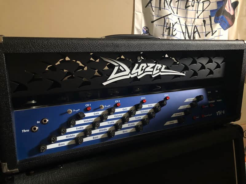 Diezel VH-4 2011 - Blue Face, Black Tolex image 1