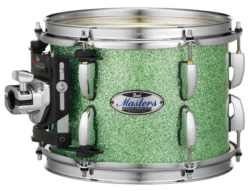 Pearl Masters Maple Complete 10x7" Absinthe Sparkle #348 Rack Tom Tom Drum | NEW | Authorized Dealer image 1