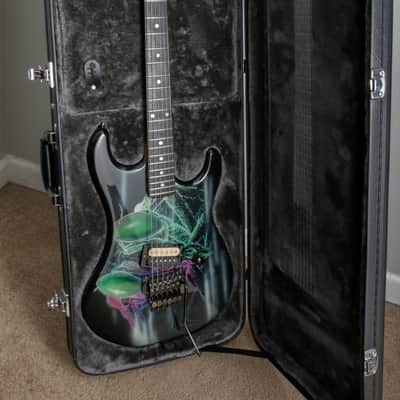 Kramer Baretta 1987 - "The Fly" Airbrush graphic image 11