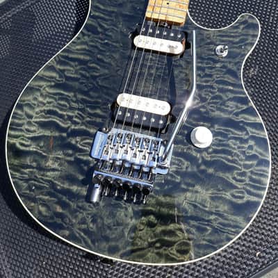 Rare Ernie Ball Music Man (EBMM) Van Halen EVH VanHalen Signature 1994 Black Quilt image 2