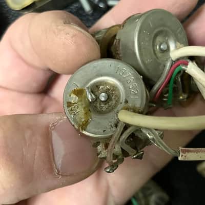 Vintage 1965 Gretsch Country Gentleman Complete Wiring Harness Pickup Set -Gold - Filtertron Supertron image 12