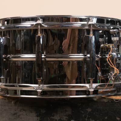 2010s Pearl 6.5x14 Steel Sensitone Snare Drum image 3