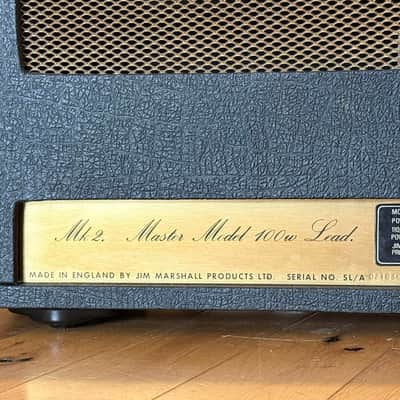 Marshall JMP 2203 Mk2 Master Model Guitar Amp Head 1978 image 11