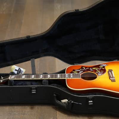 2003 Gibson Hummingbird Light Sunburst Acoustic/ Electric Dreadnaught Guitar + Hard Shell Case image 22