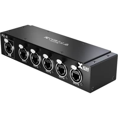 Xvive PX-H Hub Breakout Box for Five PX-A Personal Monitor Mixers image 2