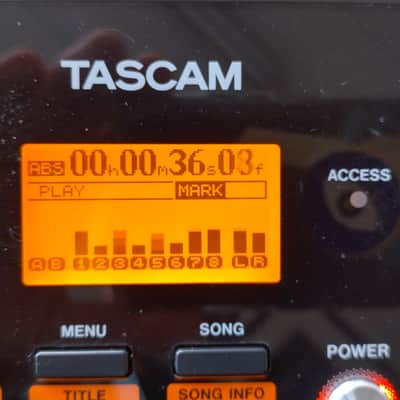 TASCAM DP-02CF Digital Portastudio 8-Track Recorder 2010s - Black image 2